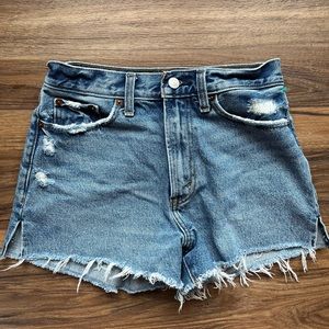 Abercrombie and Fitch Size 0 High Rise Denim Shorts
